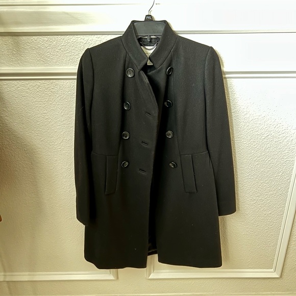 Women’s banana republic wool pea/dress coat xs - Picture 11 of 14